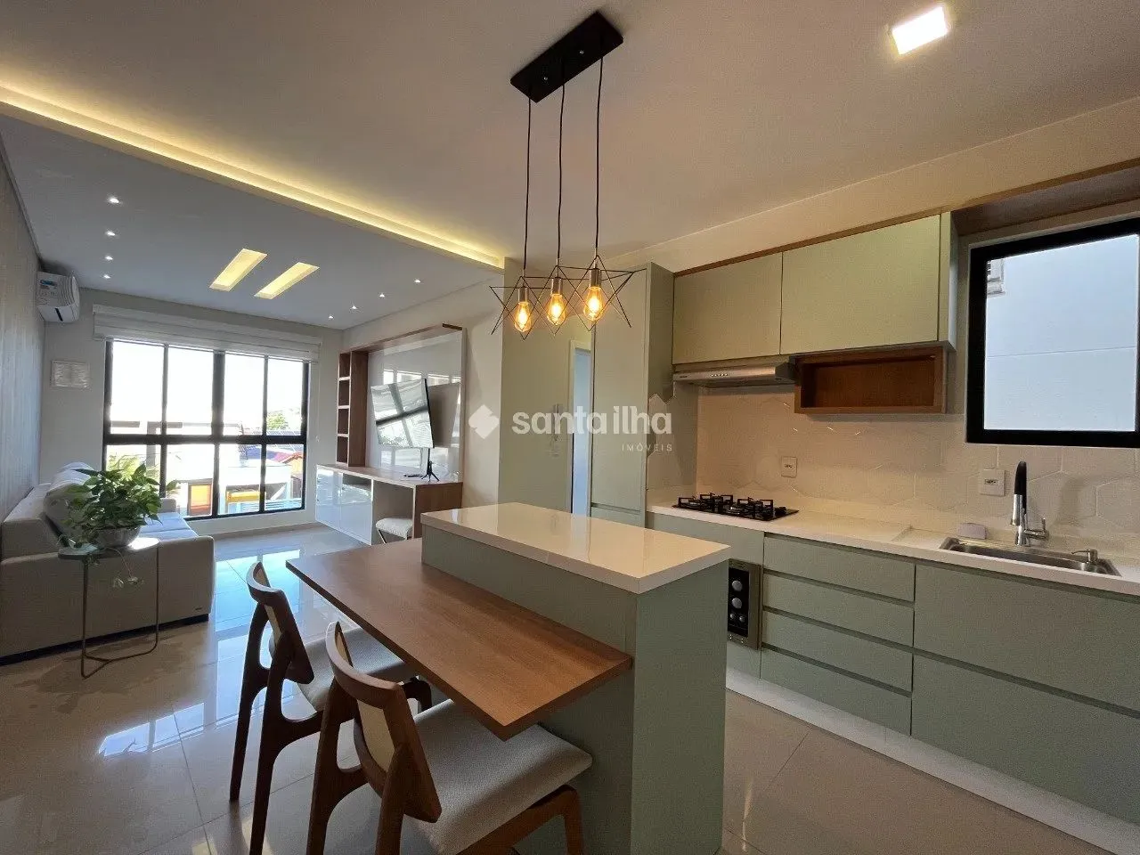 Apartamento com 2 dormitórios para alugar, 60m² - Ribeirão da Ilha - Florianópolis/SC
