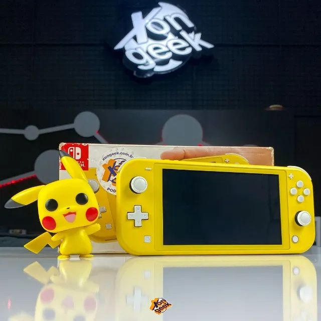 Nintendo Switch Lite, Amarelo | (Open Box) - Jogue em Qualquer lugar! | Com Garantia!
