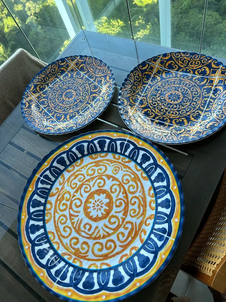 5 Travessas melamina 