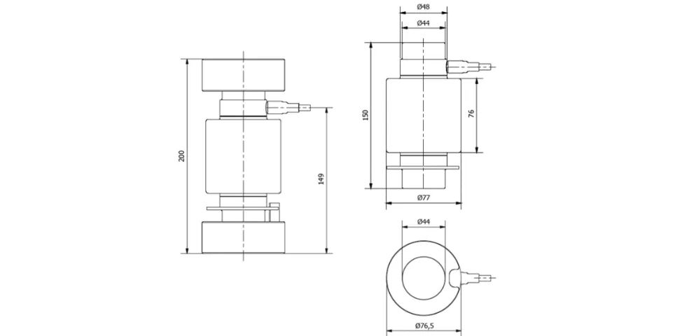 CELULA DE CARGA BERMAN LOAD CELLS BRP- 40000KG - Foto 2