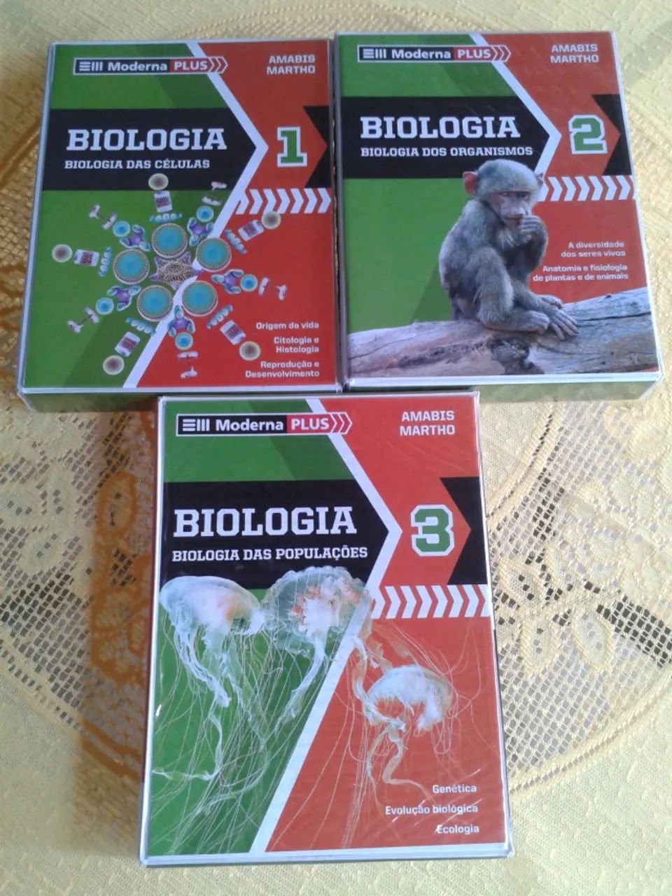 Coleção de biologia Amábis e Martho ( MODERNA PLUS )