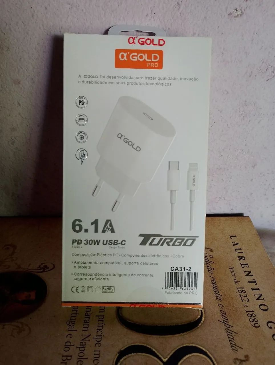 Carregador de iPhone Turbo 30W - Novo - Foto 3