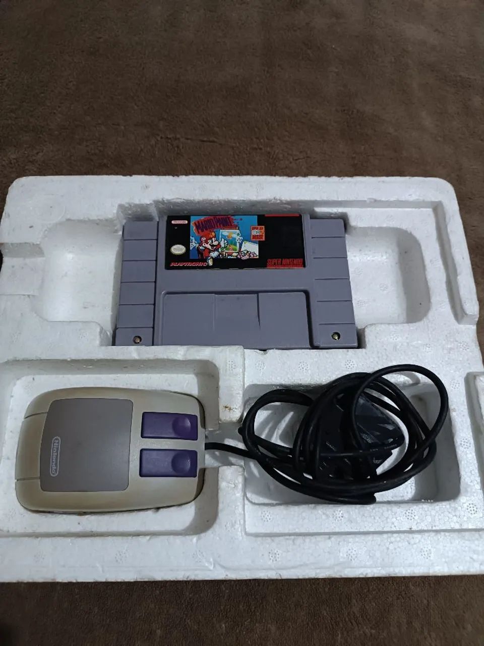Mario Paint - Super Nintendo - na caixa - Foto 2