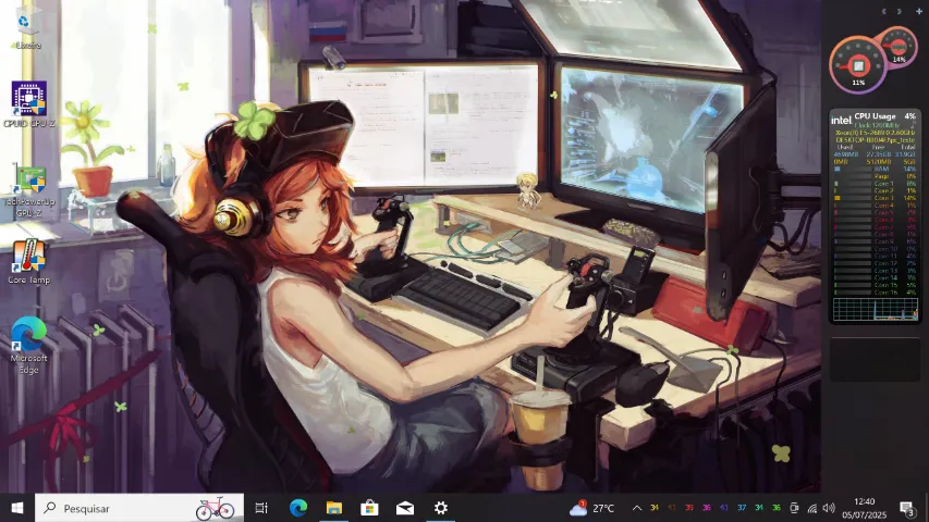 Vendo Kit Gamer 32GB Intel Xeon X79, NVMe NV7000 1TB, CPU Cooler RGB WB-2A, GPU RX470