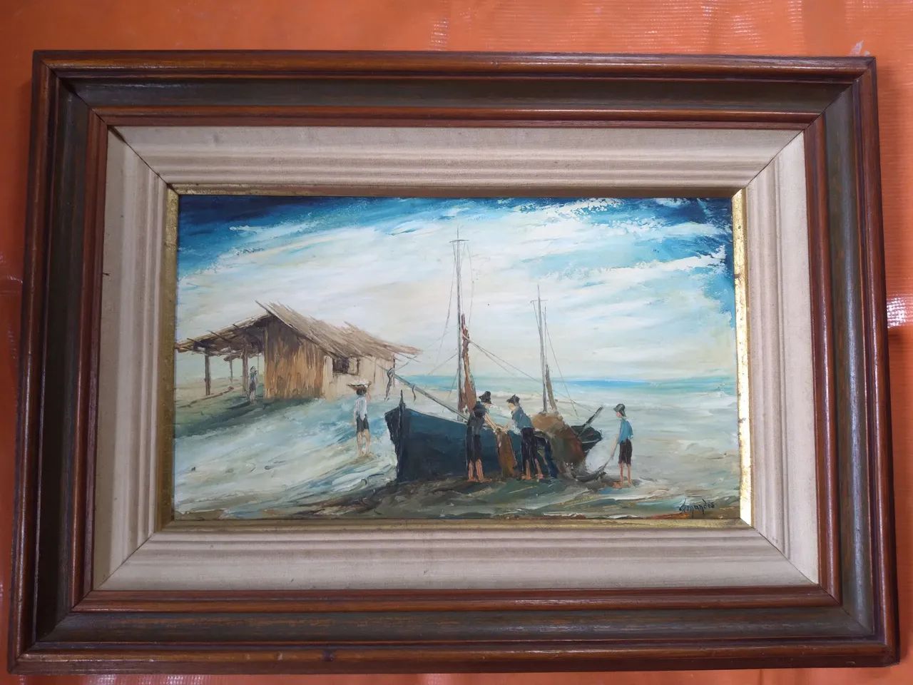 Quadro a óleo de 1981 de Fernando Fernandes  - Foto 3