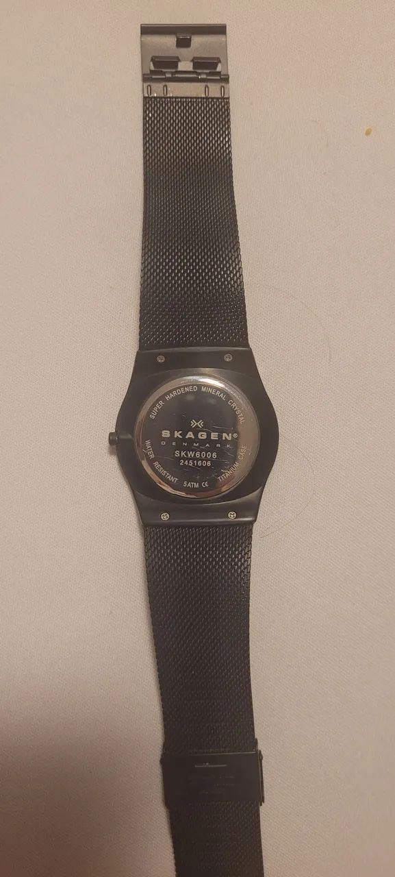 Relógio Skagen Preto SKW6006 - Foto 3