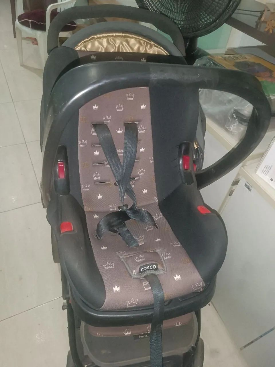 Carrinho de Bebê Cosco Príncipe - 2 em 1 - Foto 4