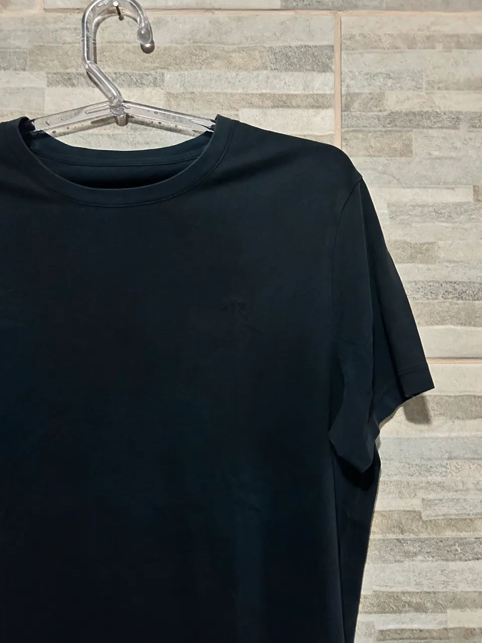 Camiseta grife azul Armani Exchange M - Foto 3