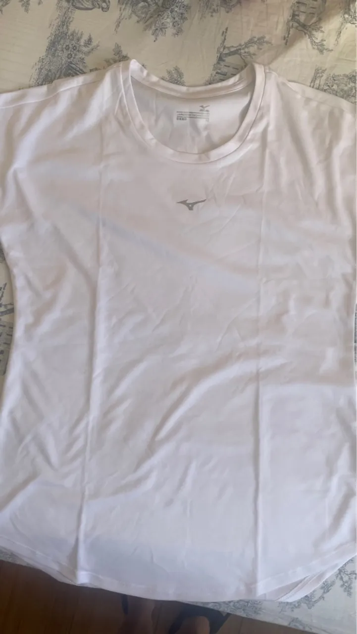 Camiseta Mizuno Branca Original - Conforto e Estilo