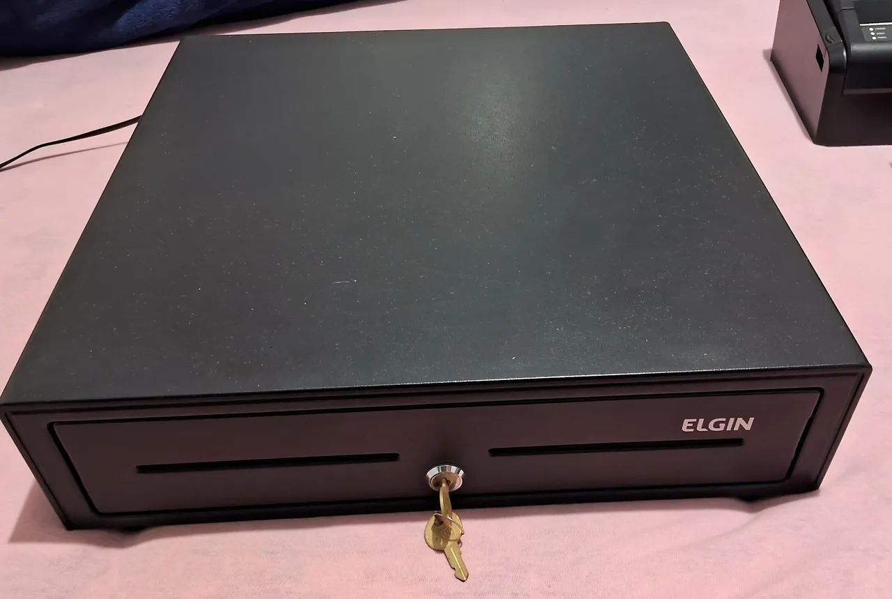 Impressora de cupom fiscal, leitor de código de barras, gaveta caixa Elg - Foto 4