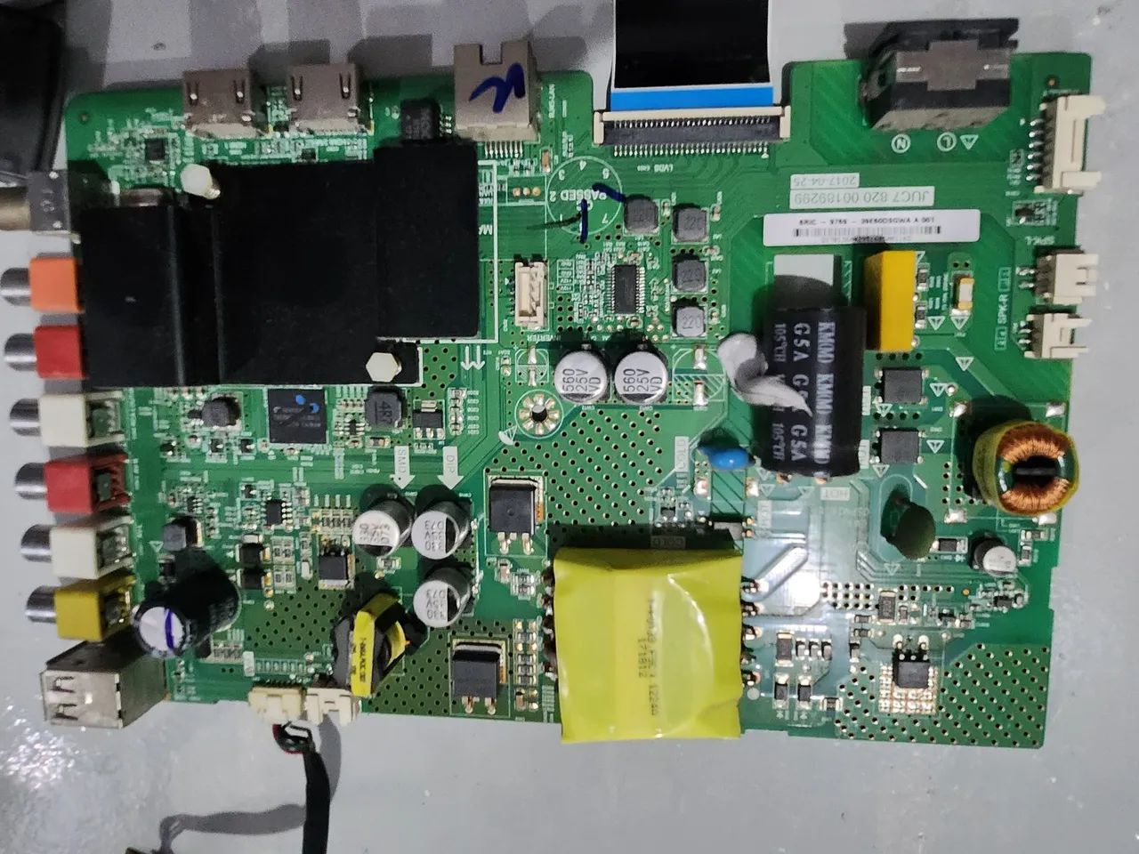 Placa da TV philco ph39E60Dsgwa funcionando  - Foto 4