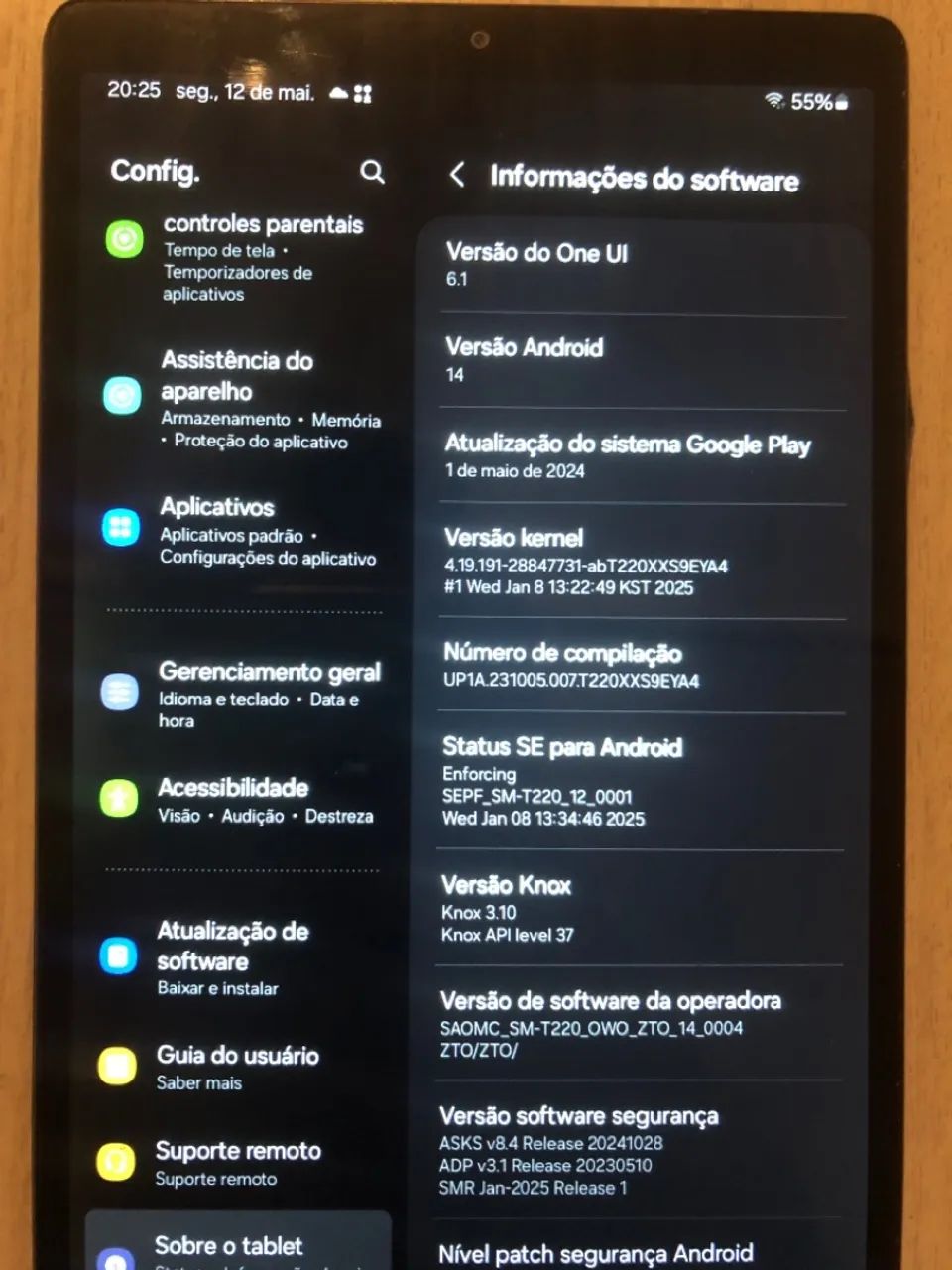 Tablet Samsung Android 14 Octacore Estado de novo Leia - Foto 5