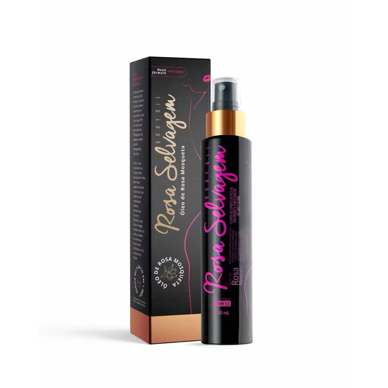Rosa Selvagem - Óleo de Rosa Mosqueta + Sérum Facial - Foto 4