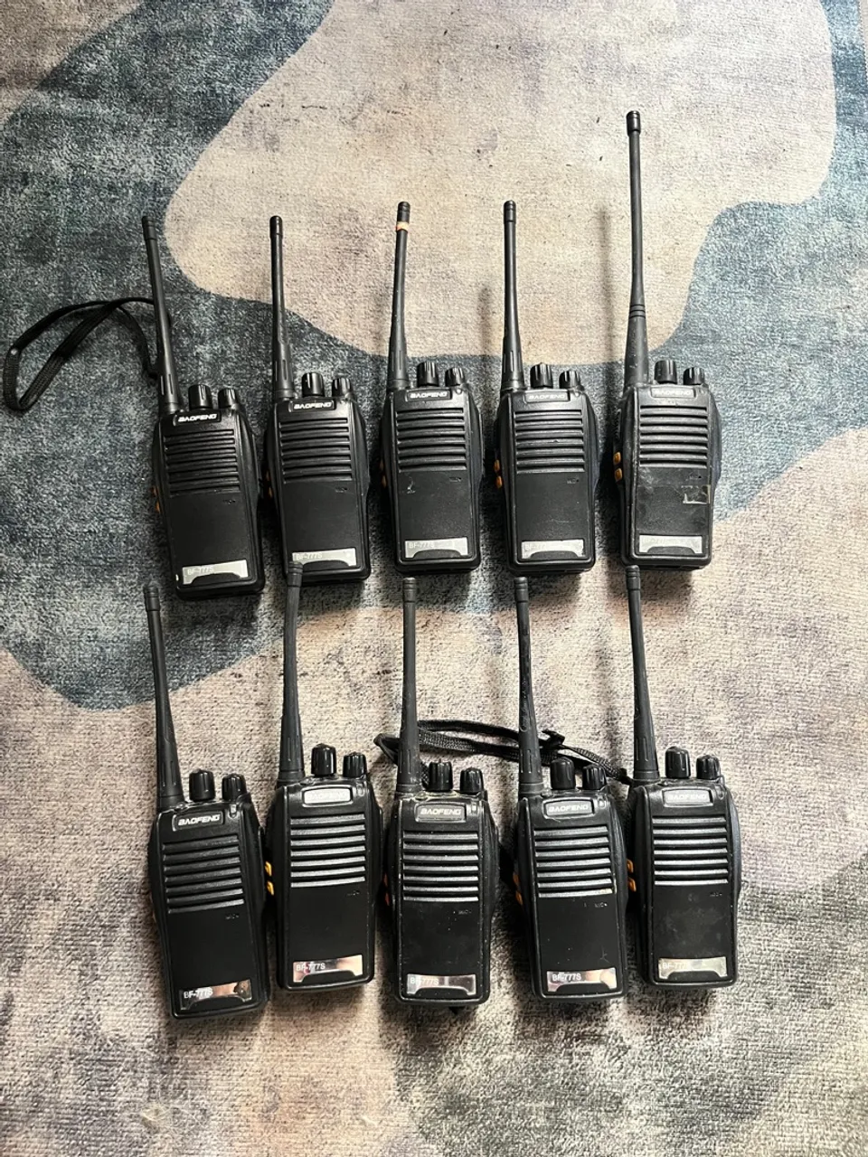 Rádio comunicador Baofeng - todos com carregador