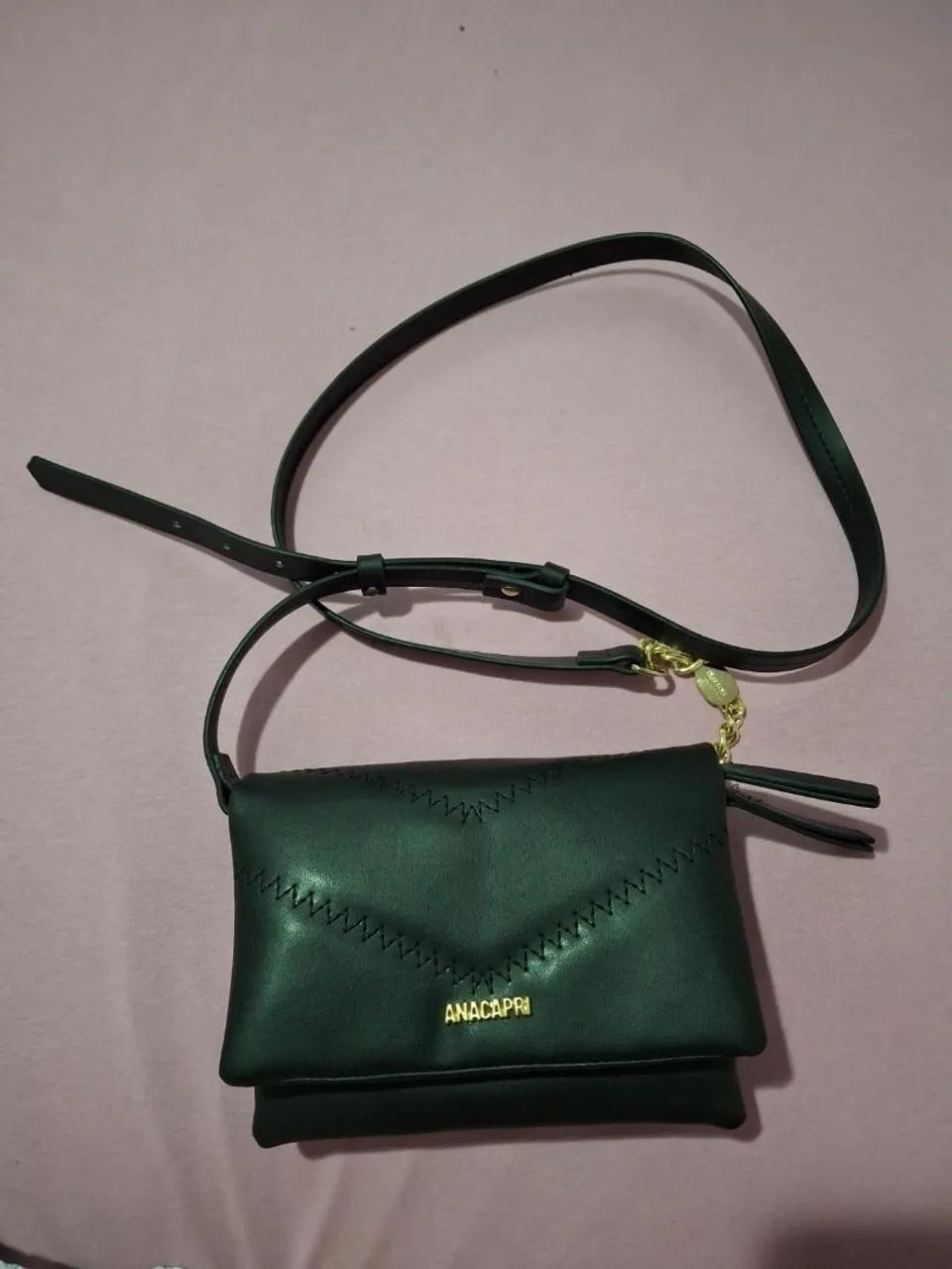 Bolsa de Ombro Anacapri Preta