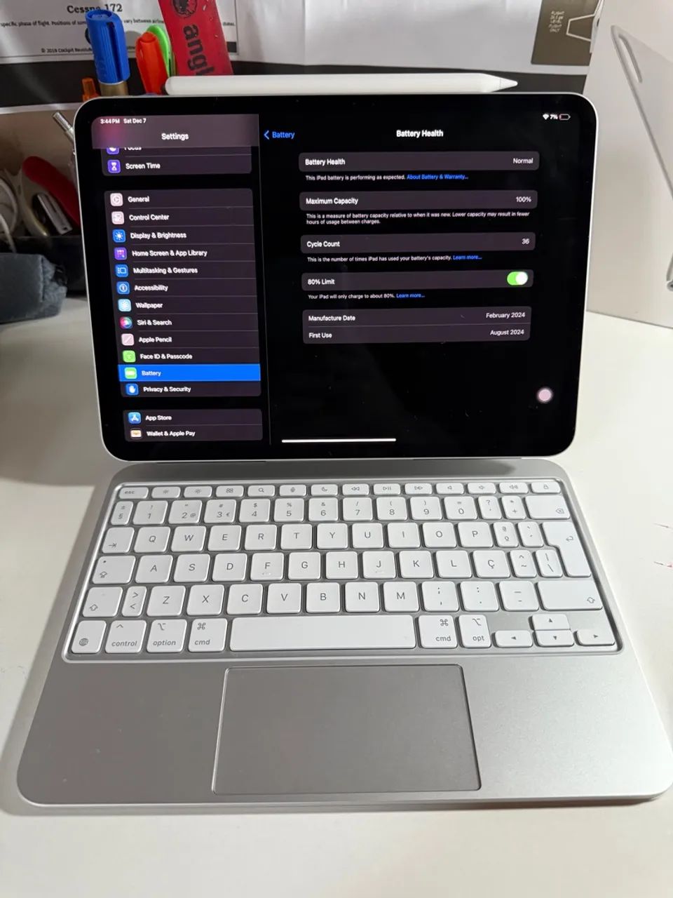 iPadPro Chip M4 11 + Magic Keyboard + ApplePencil Pro - Tablets e
