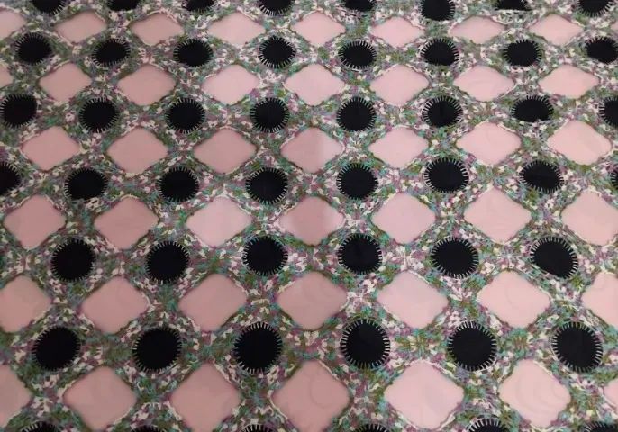 Colcha De Crochê Com Jeans Circular Cama Solteiro - Foto 3