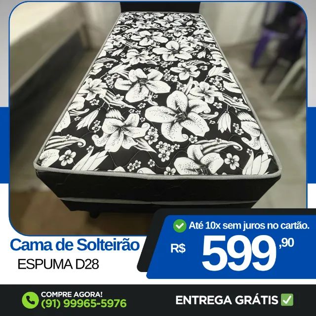 CAMA SOLTEIRÃO ESPUMA D28