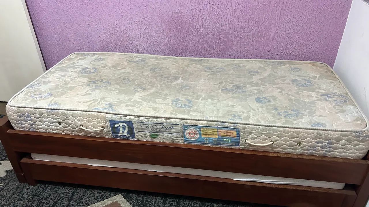 Bicama solteiro com colchões  - Foto 2