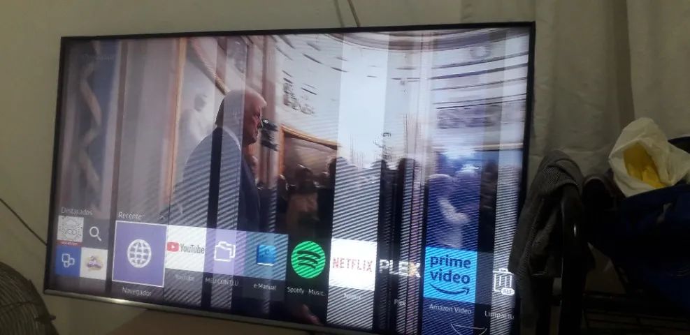 Smart tv 48 "sansung leia... defeito - Foto 3
