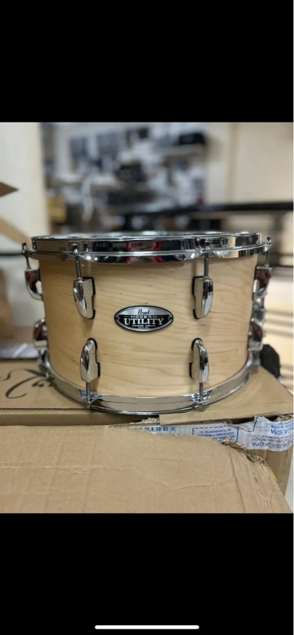 Bateria Pearl Modern Utility Snare 14x8 Natural Matte