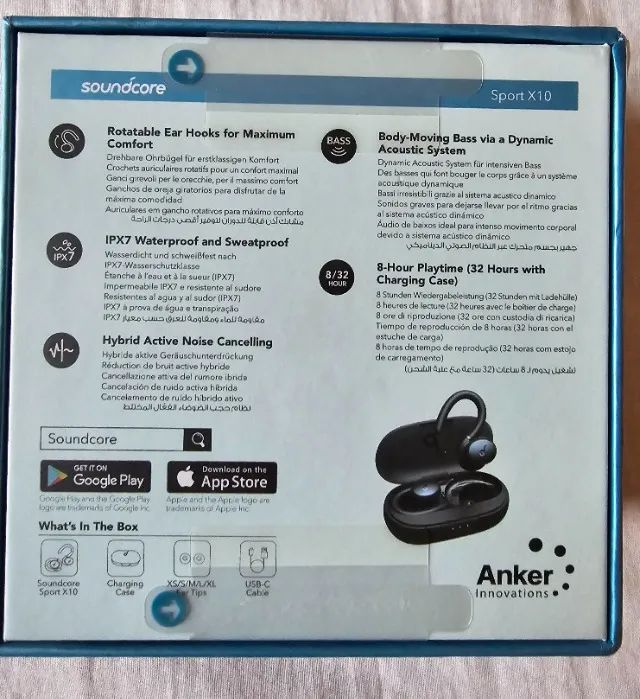 Fone de Ouvido Anker Soundcore Sport X10 - Preto - Original - Lacrado - Foto 2