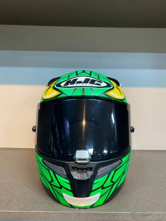Capacete Hjc R-pha 10 Mamba Tamanho 58 Seminovo - Foto 3