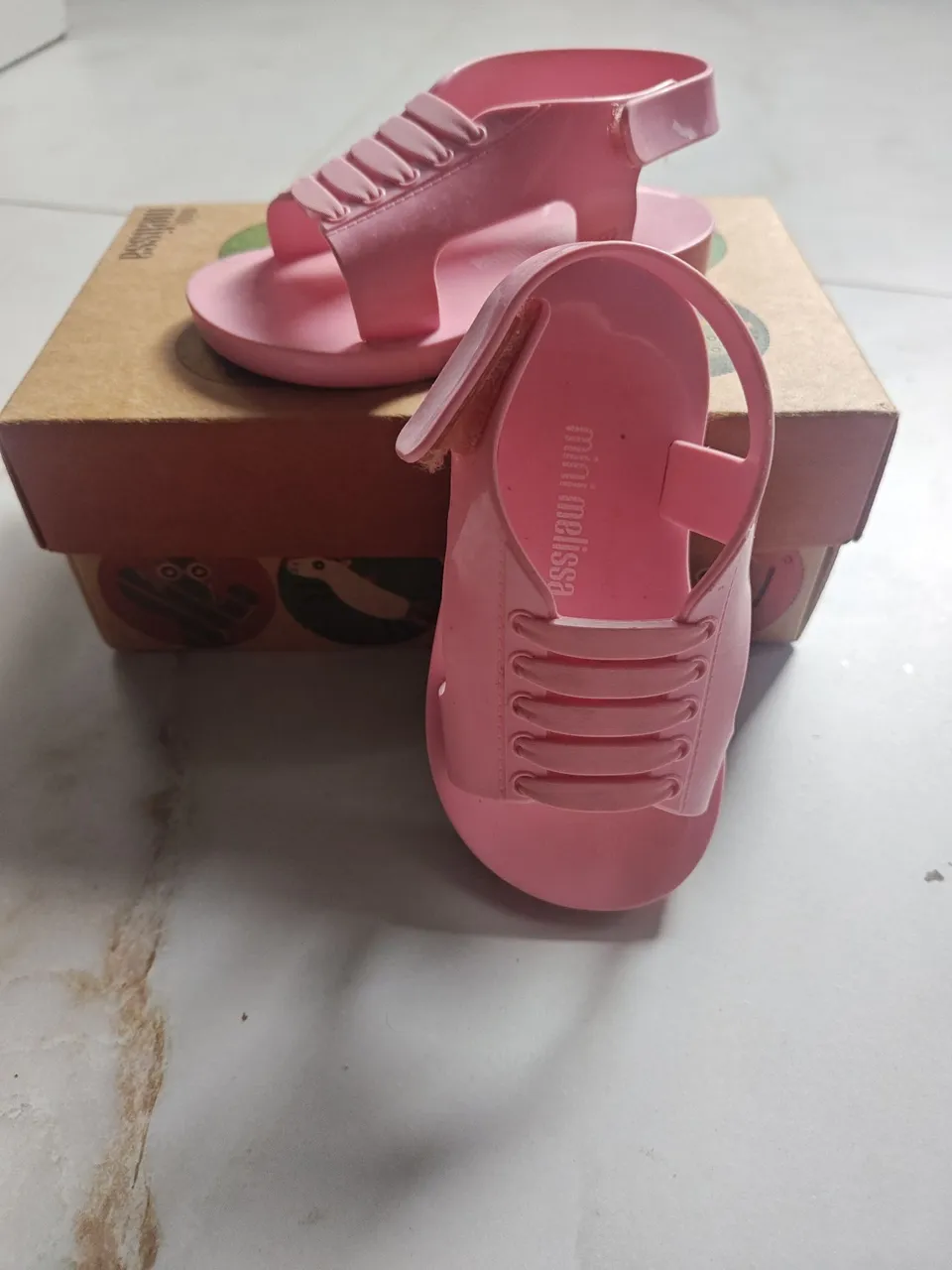 Sandália Mini Melissa Rosa