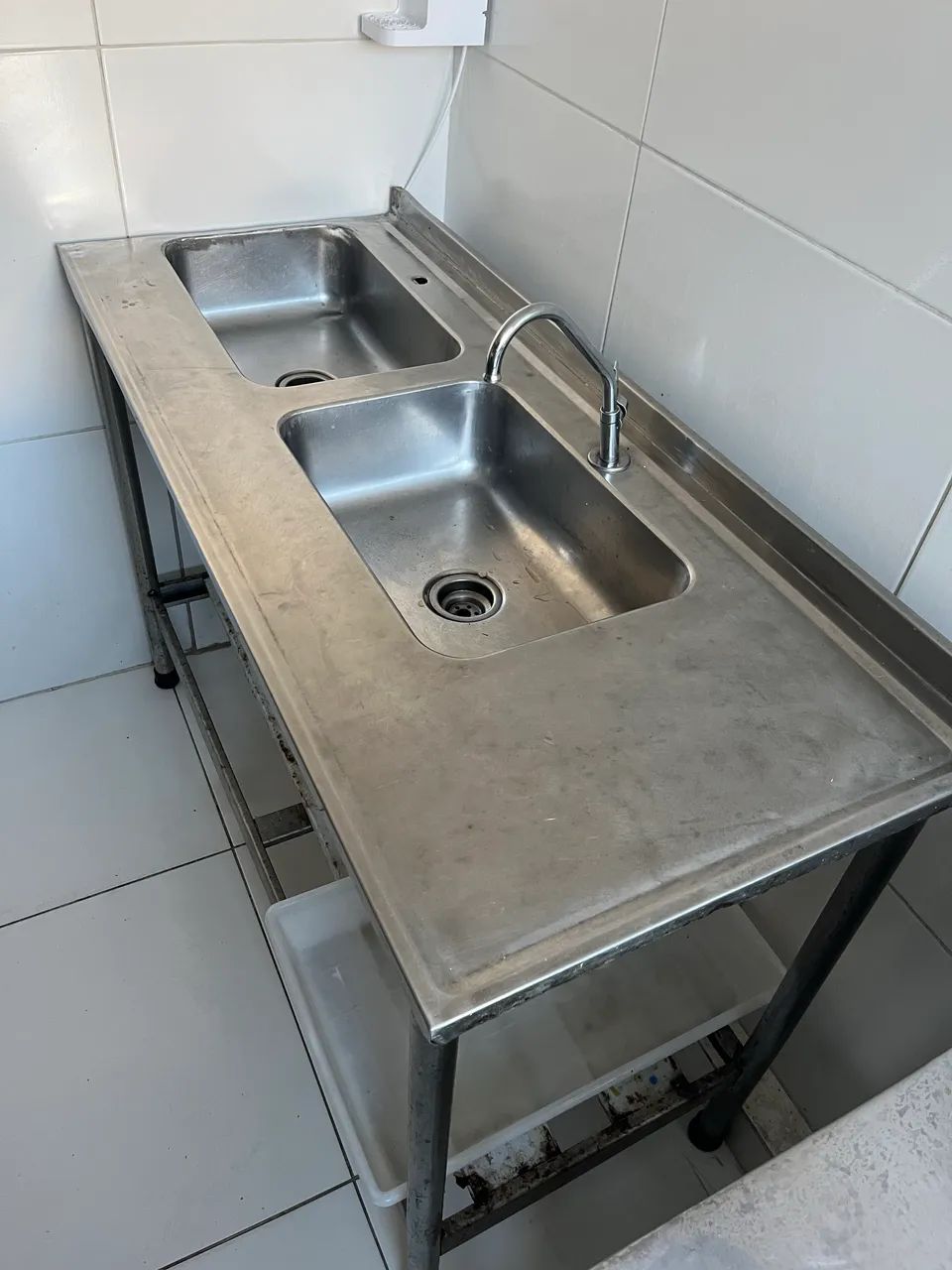 Pia inox c/2 cubas - Foto 2