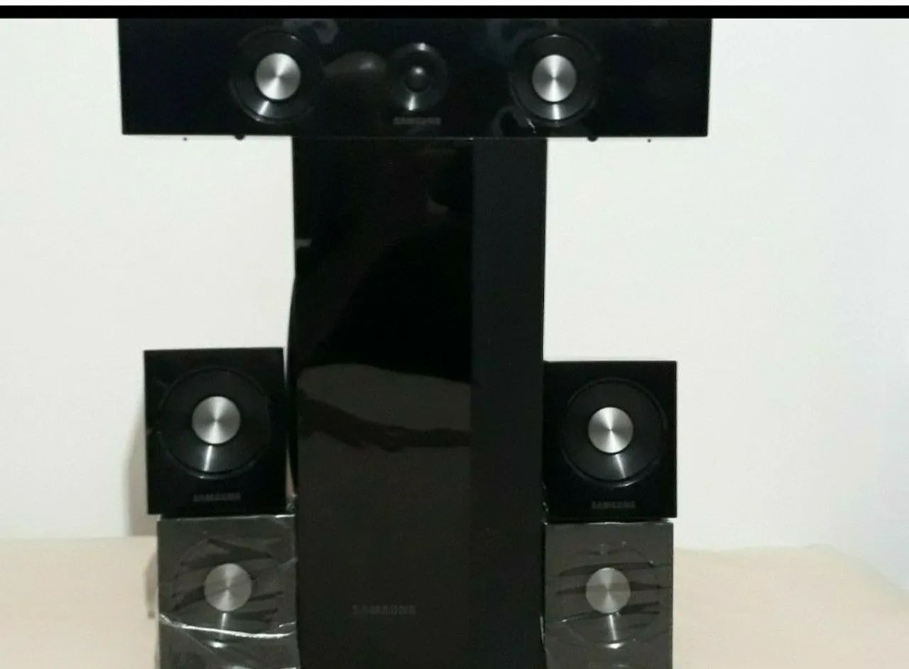 Jogo de caixas p home theater  sansung ht c350 - Foto 2