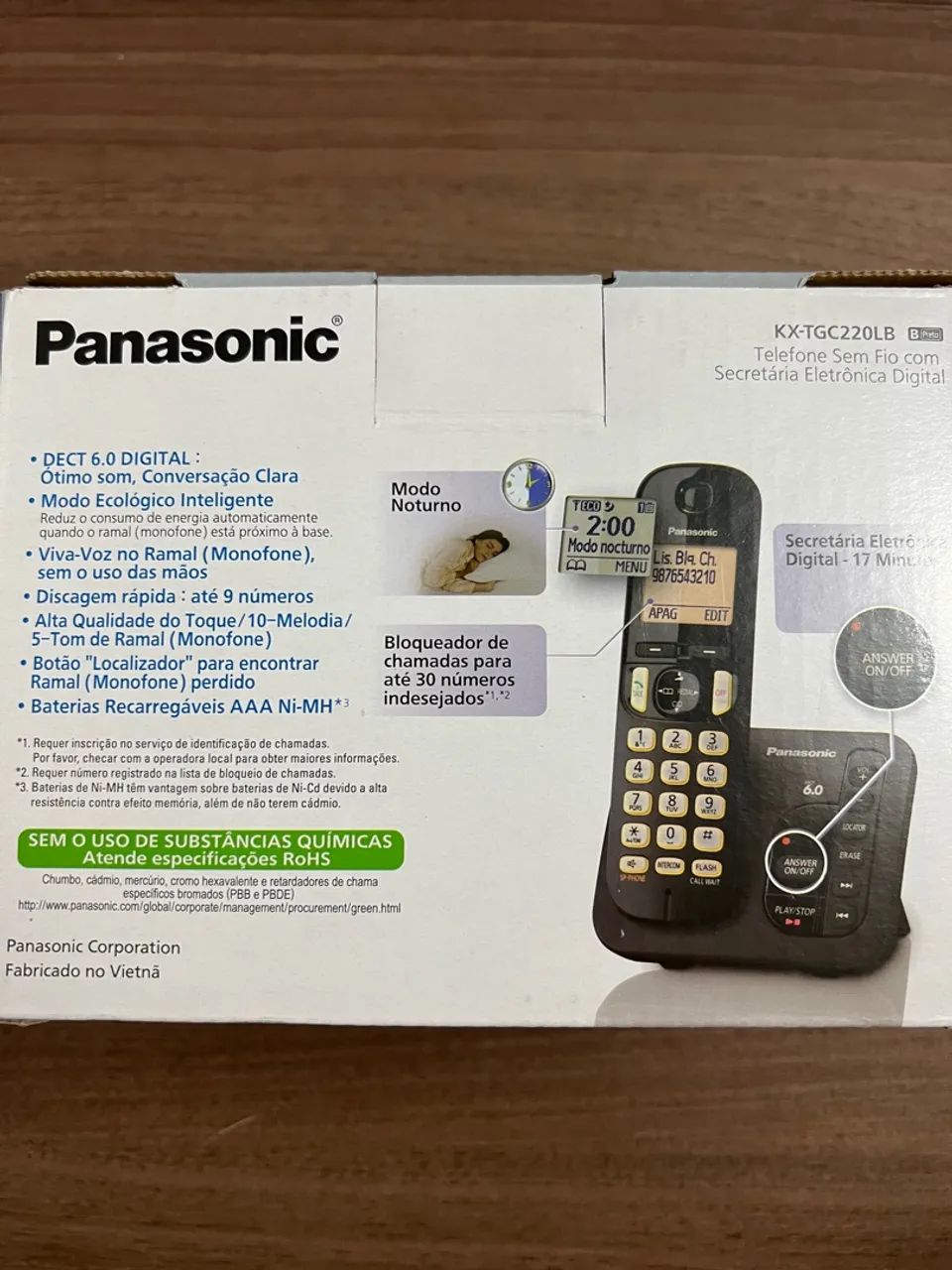 Telefone Fixo com Secretária Eletrônica  - Foto 6