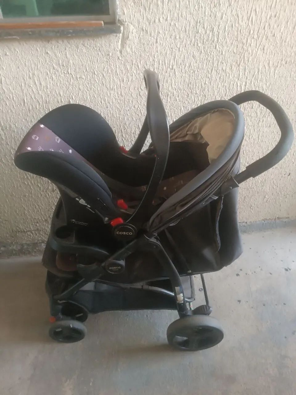 Carrinho de Bebê Cosco Príncipe - 2 em 1