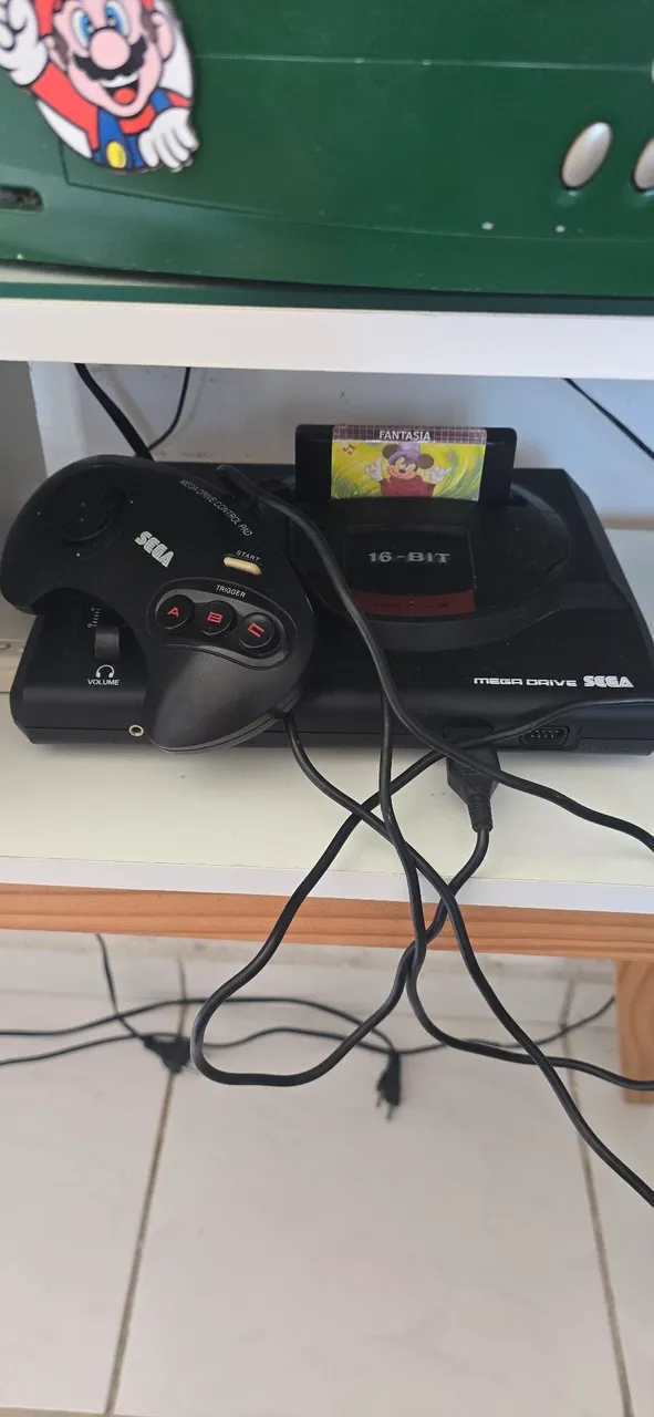 Mega Drive com Cartão de memoria
