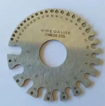 Fieira Cálibre Wiregauge Stainless Steel de 0 a 36 mm nova   - Foto 3