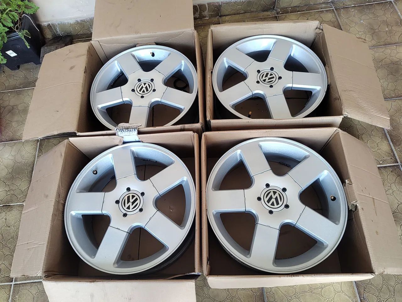 Jogo de Rodas Aro 17 VW Gol Tsi
