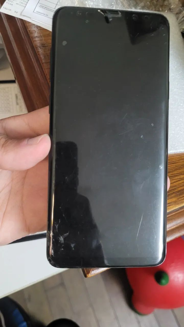 Smartfone Samsung Galaxy S9 Plus - tela com defeito - Foto 3