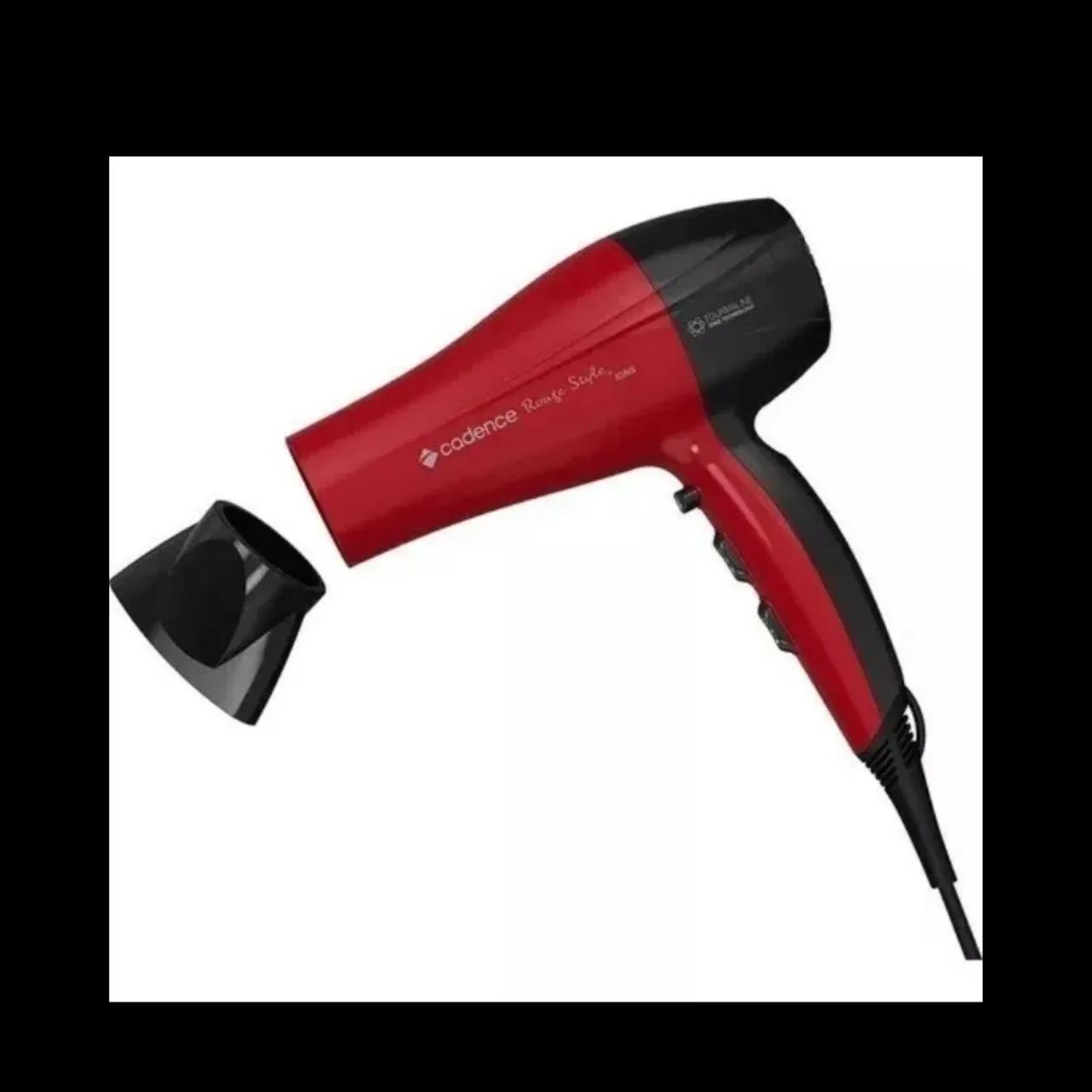 SECADOR CABELO BIVOLT COM GARANTIA 1200W - Foto 3