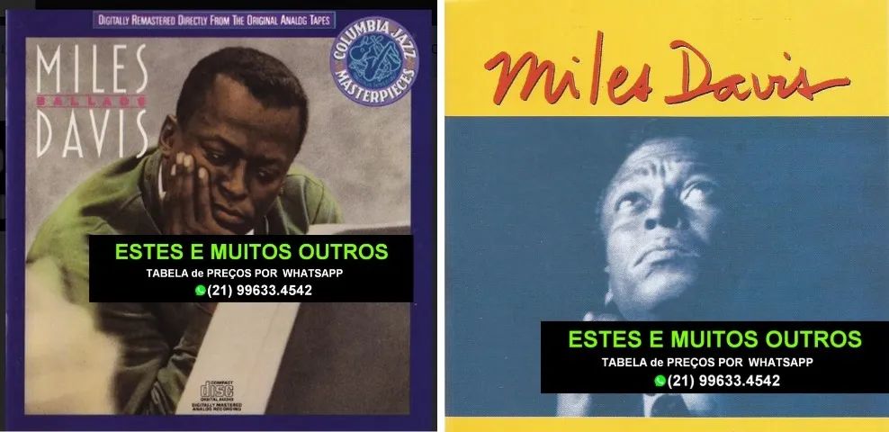 7 CDs Jazz- Miles Davis   Mais de 900 cds e dvds disponíveis.  - Foto 5