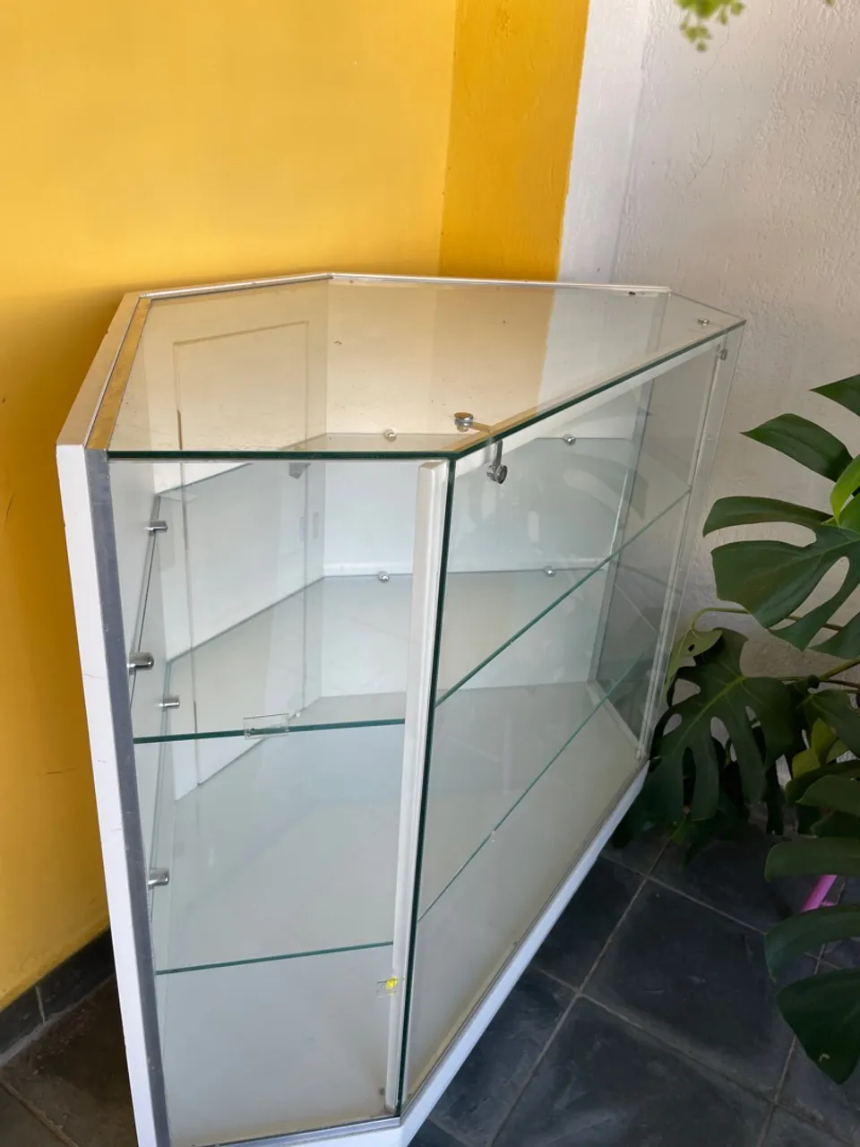 Vitrine de Vidro para Decoração