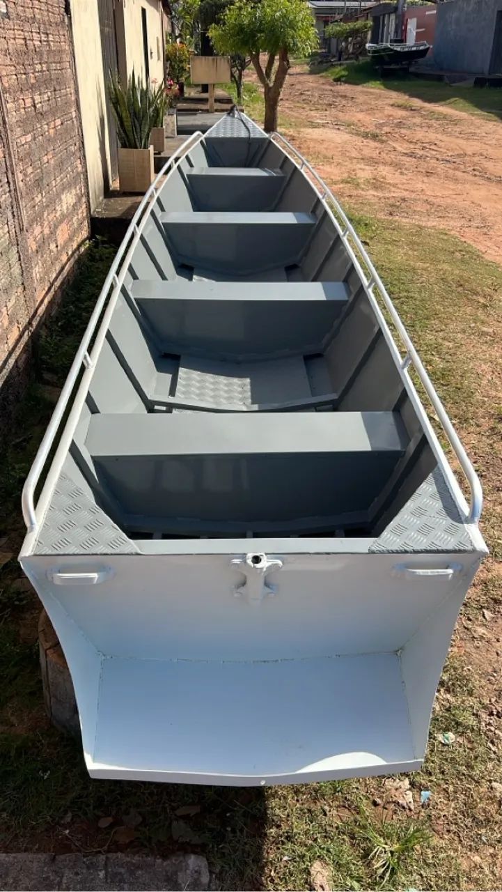 Canoa de alumínio 6 metros - Foto 3