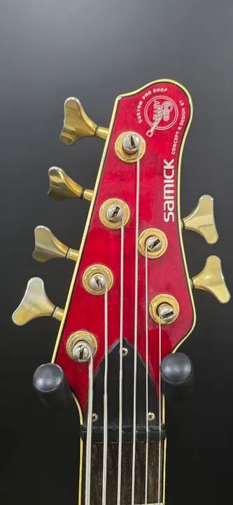 Baixo 6 Cordas Samick Custom Pro Shop Valley Arts - Made in Korea