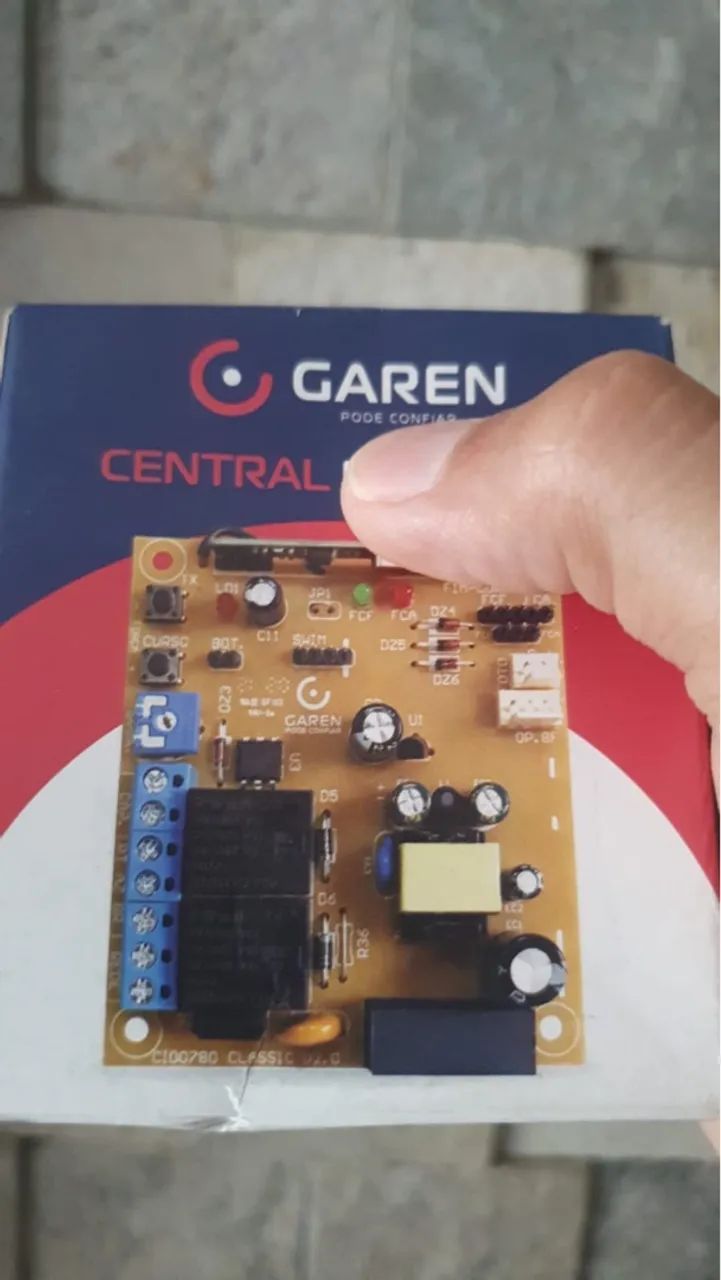 PLACA Central de Comando GAREN 