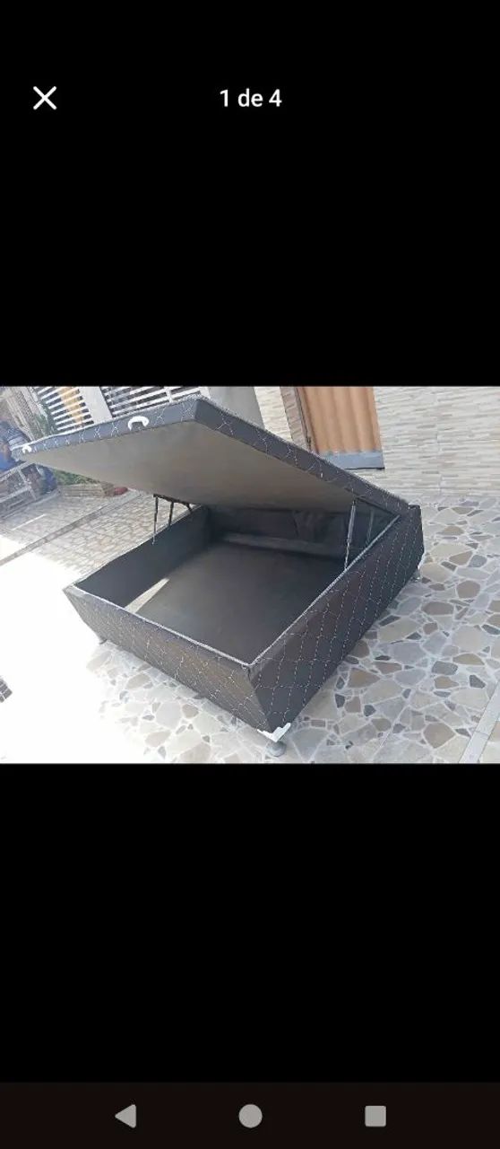Cama Box de Solteiro com Baú