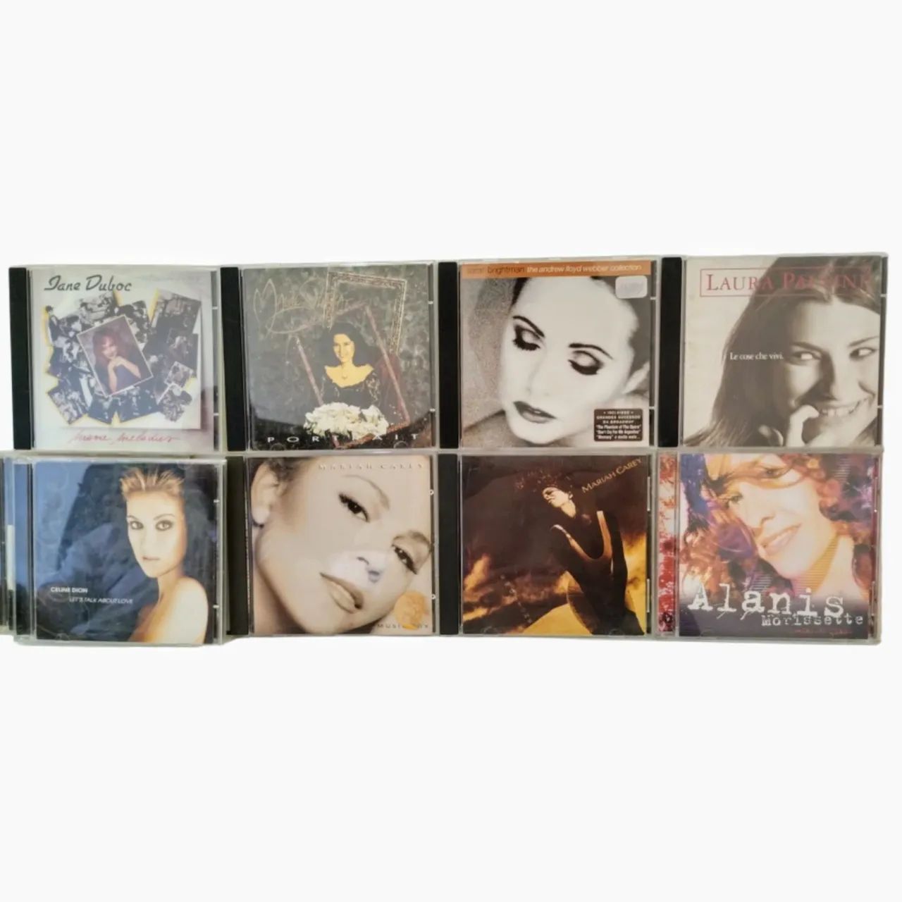 9 CDs Mariah Alanis Duboc Celine Dion Pausini- Originais Anos 90