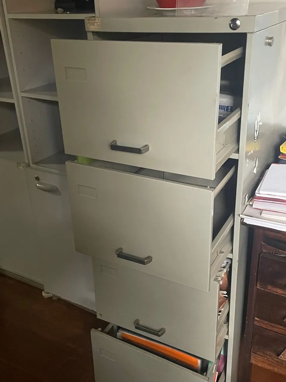 Gaveteiro de metal 4 gavetas - Foto 5