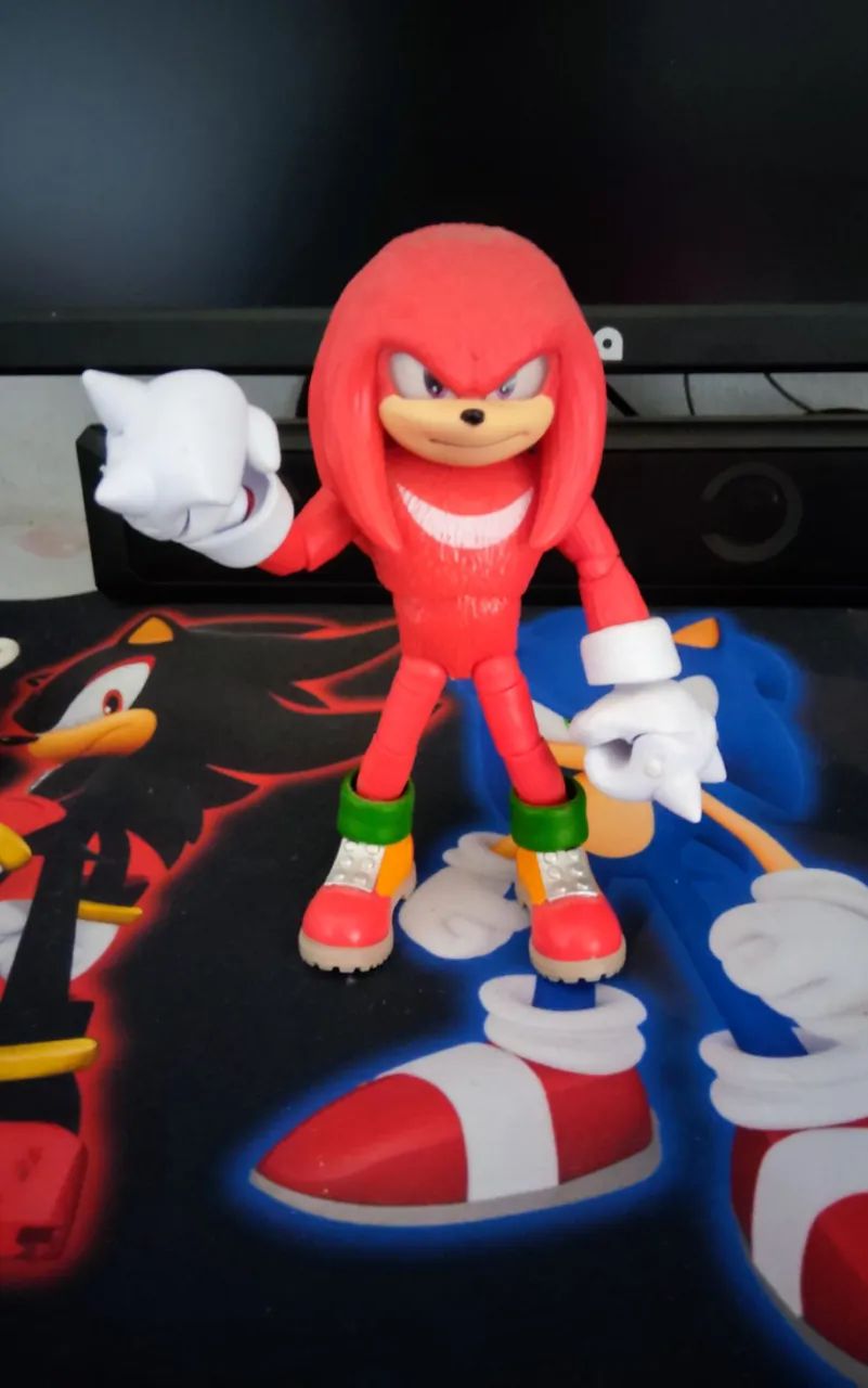 Boneco Knuckles Movie 3 Jakks Pacific 