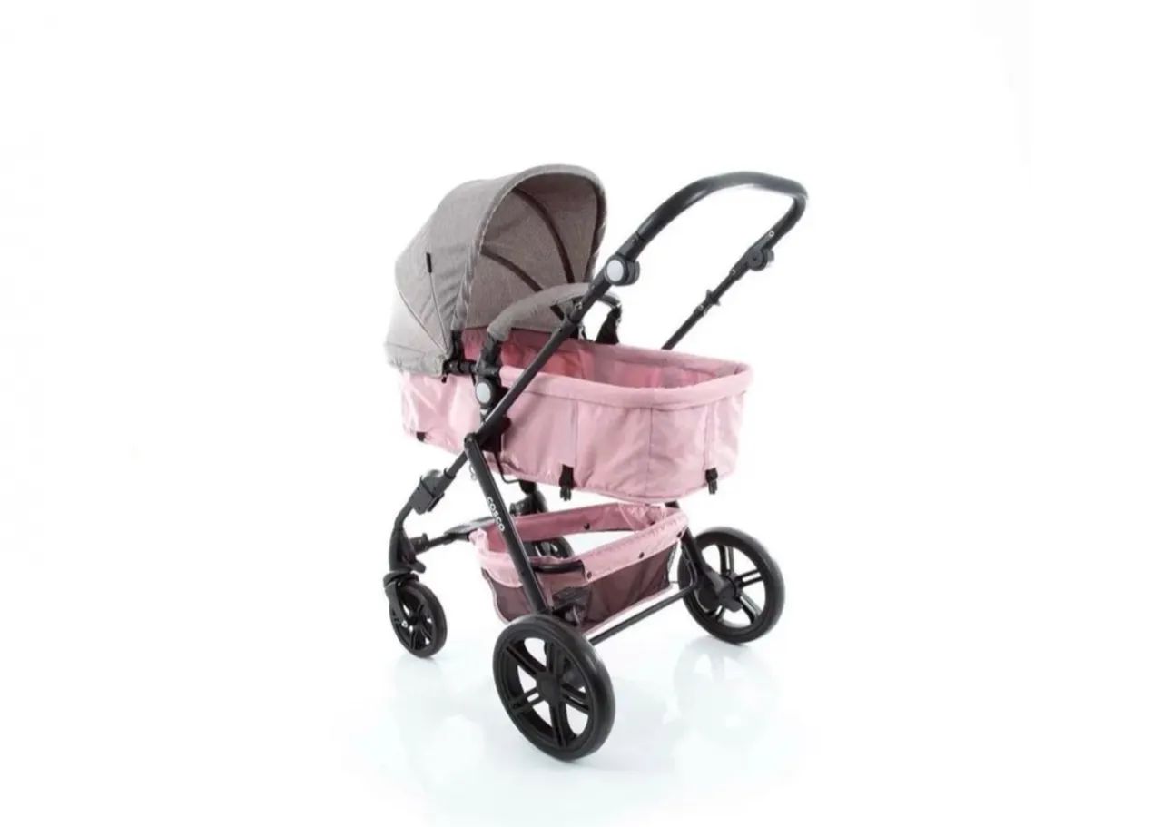 Carrinho de Bebê com Bebê Conforto  - Foto 3