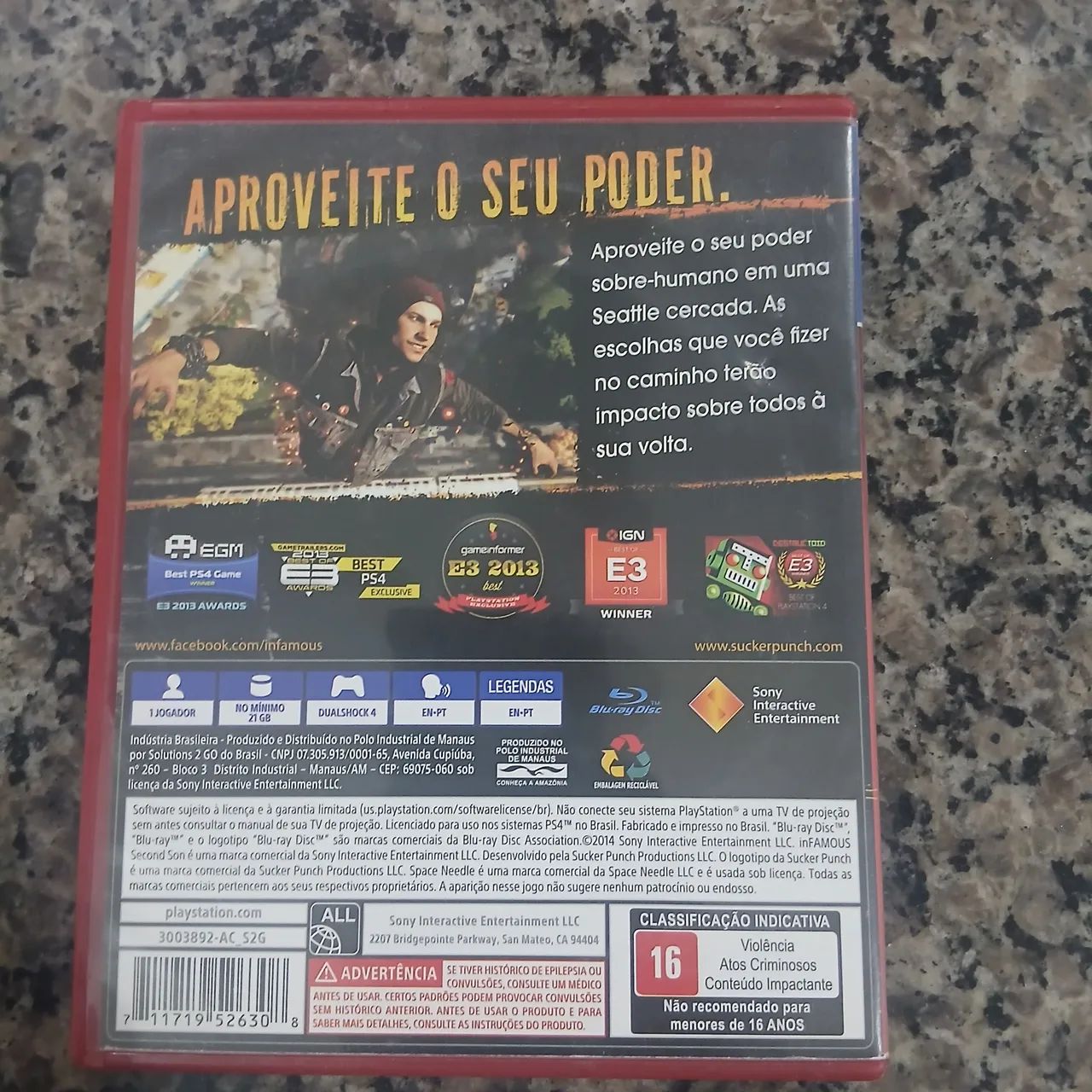 Second son, jogo de ps4. Em perfeito estado de conservação. - Foto 2