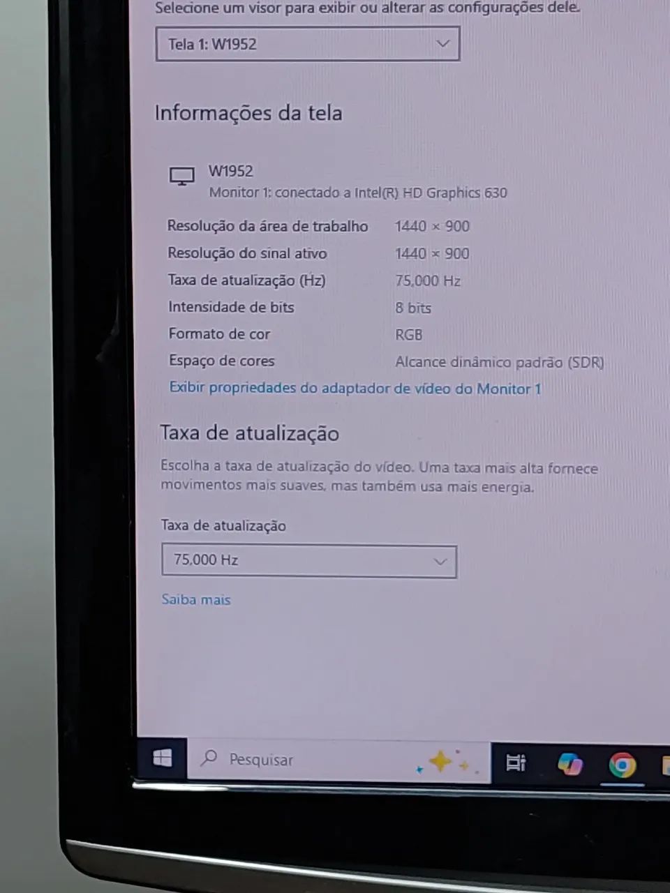 Monitor LG Widescreen LED de 19 Polegadas 75 Hz ( 3 meses de garantia ) - Foto 3