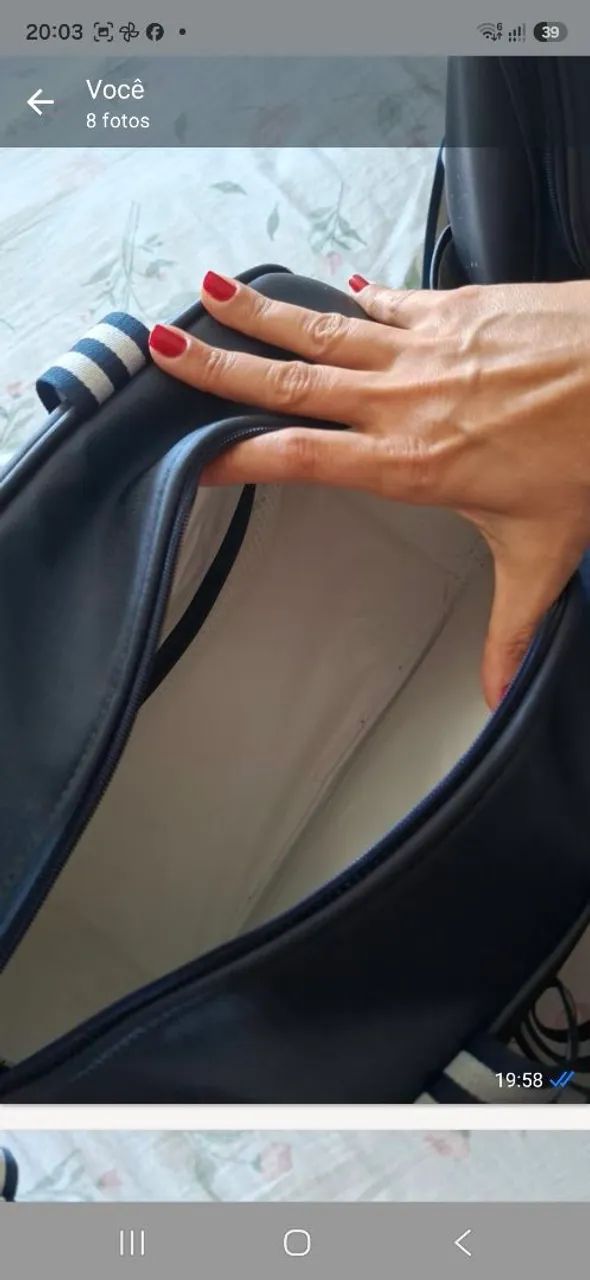 Kit bolsa maternidade Azul  - Foto 5